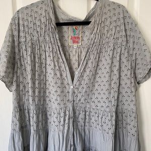 Johnny Was 2XL Green Women’s Dress